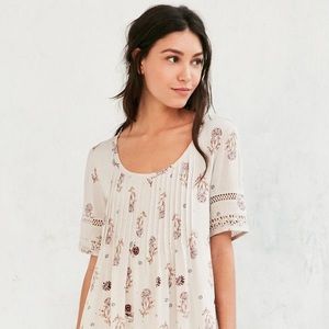 Urban outfitters ecote pintucked frock